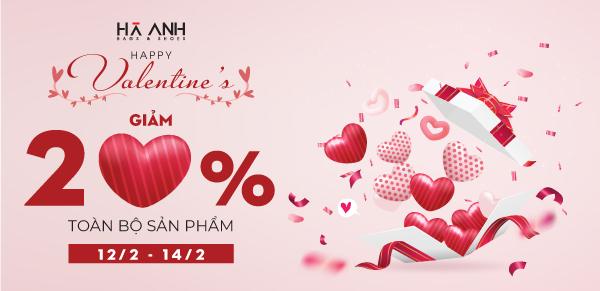 VALENTINE NGỌT NGÀO CÙNG ƯU ĐÃI 20% TỪ HÀ ANH