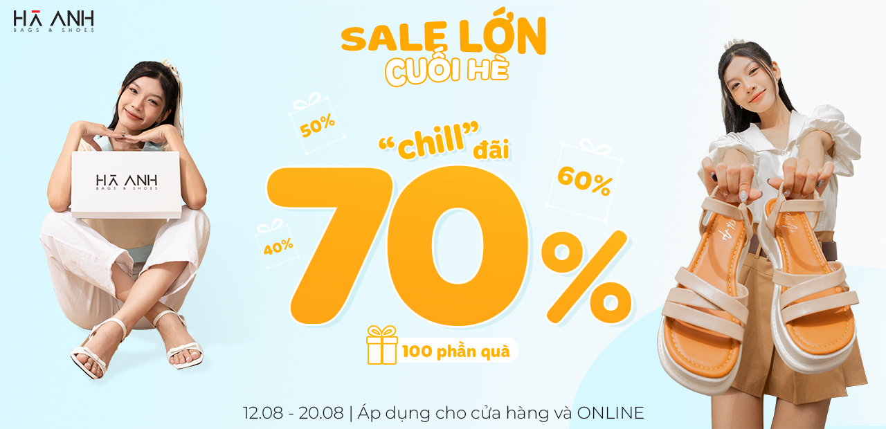 TẠM BIỆT MÙA HÈ – SALE LỚN TOÀN BỘ CỬA HÀNG ĐẾN 70%