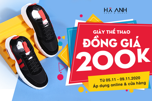 DEAL HOT THÁNG 11 - GIÀY THỂ THAO ĐỒNG GIÁ 200K TOÀN BỘ CỬA HÀNG