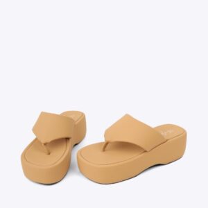 Dép bánh mì nữ quai kẹp bản lớn LT-3 cafe Dép bánh mì nữ quai kẹp bản lớn LT-3 cafe