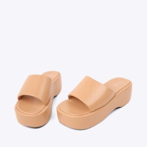 Dép bánh mì nữ bản lớn LT-1 cafe