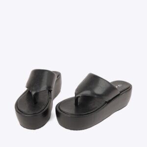 Dép bánh mì quai kẹp bản lớn TG-6 đen