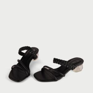Dép Cao Gót Nữ MK-04 Đen