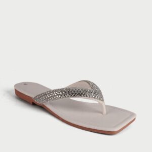 Dép Xoàn Đế Thấp Đ-03 Trắng