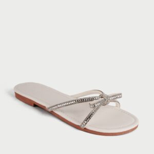 Dép Xoàn Đế Thấp Đ-06 Trắng