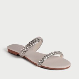 Dép Xoàn Đế Thấp Đ-07 Trắng