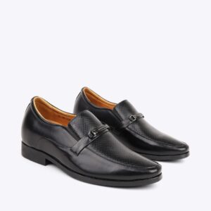 Giày tây nam đế độn da vân CH-1 đen Giày tây nam đế độn da vân CH-1 đen