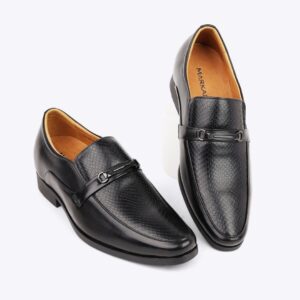 Giày tây nam đế độn da vân CH-1 đen Giày tây nam đế độn da vân CH-1 đen