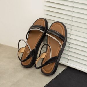 Sandal Xoàn Nữ H-202 Đen