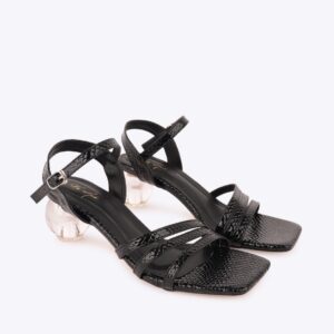 Sandal Cao Gót DS-4 Đen