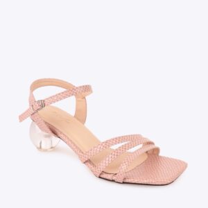 Sandal Cao Gót DS-4 Hồng