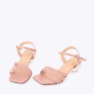 Sandal Cao Gót DS-4 Hồng