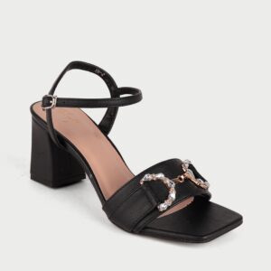 Sandal Cao Gót Nữ H-001 Đen