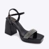 Sandal Cao Gót Nữ HA.31 Đen