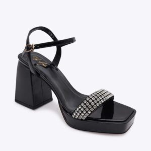 Sandal Cao Gót Nữ HA.31 Đen