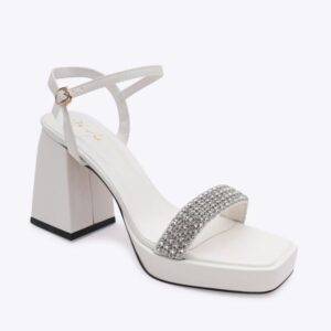 Sandal Cao Gót Nữ HA.31 Trắng