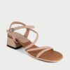 Sandal Cao Gót Nữ HA.58 Kem
