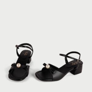 Sandal Cao Gót Nữ HA.59 Đen