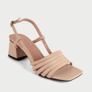 Sandal Cao Gót Nữ HA.60 Kem