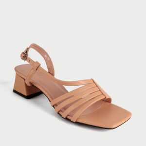 Sandal Cao Gót Nữ HA.61 Kem