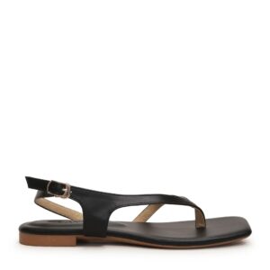 Sandal bệt mũi vuông dây kẹp XP-3 Đen