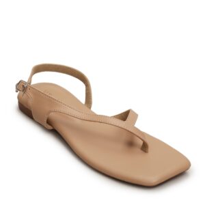 Sandal bệt mũi vuông dây kẹp XP-3 Kem Sandal bệt mũi vuông dây kẹp XP-3 Kem