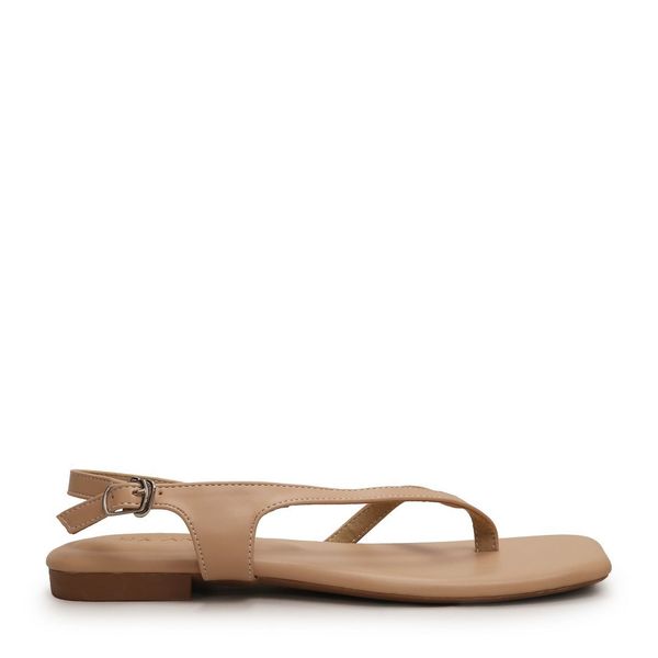 Sandal bệt mũi vuông dây kẹp XP-3 Kem Sandal bệt mũi vuông dây kẹp XP-3 Kem
