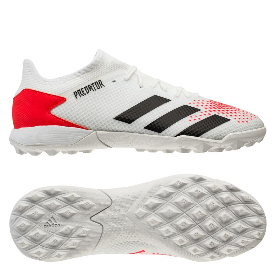 adidas Predator 20.3 Low TF Uniforia - Footwear White/Core Black/Pop - EF1997