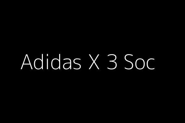 Adidas X 3 sọc