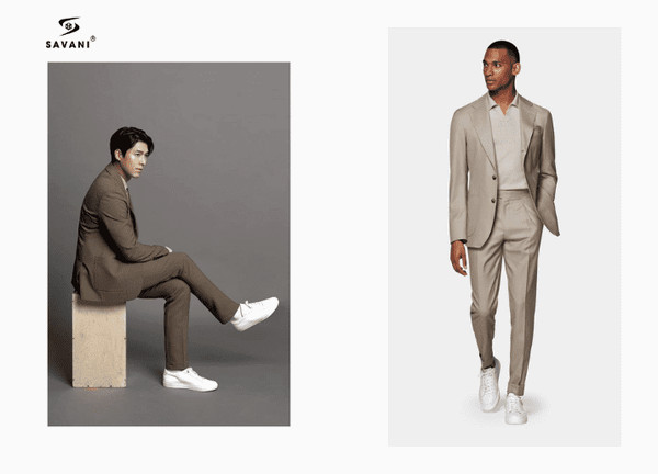 Phối Quần Âu Giày Sneaker: Thanh Lịch Năng Động Chuẩn Gu