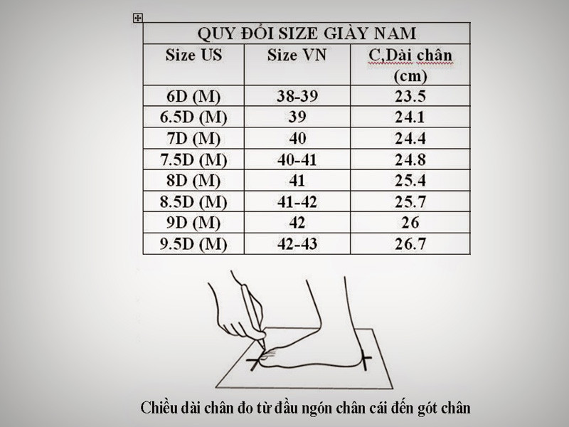 Bảng đo kích thước và các hộp giày, tìm kiếm giày đá bóng size 37