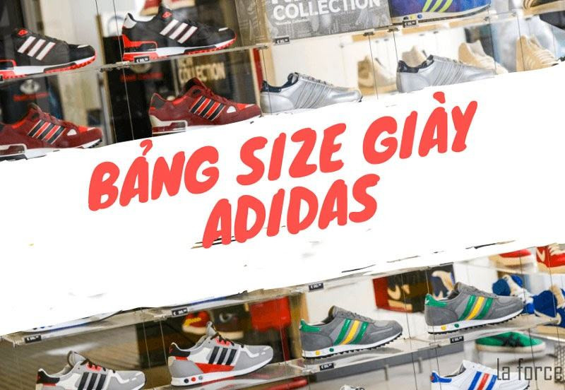 Bảng size giày Adidas theo hệ thống Anh Quốc
