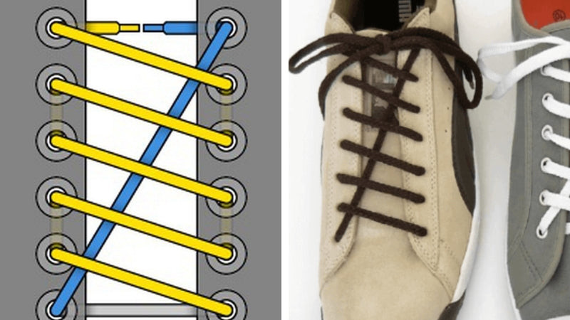 Bí quyết buộc giấu dây giày sneaker kiểu tia chớp độc đáo