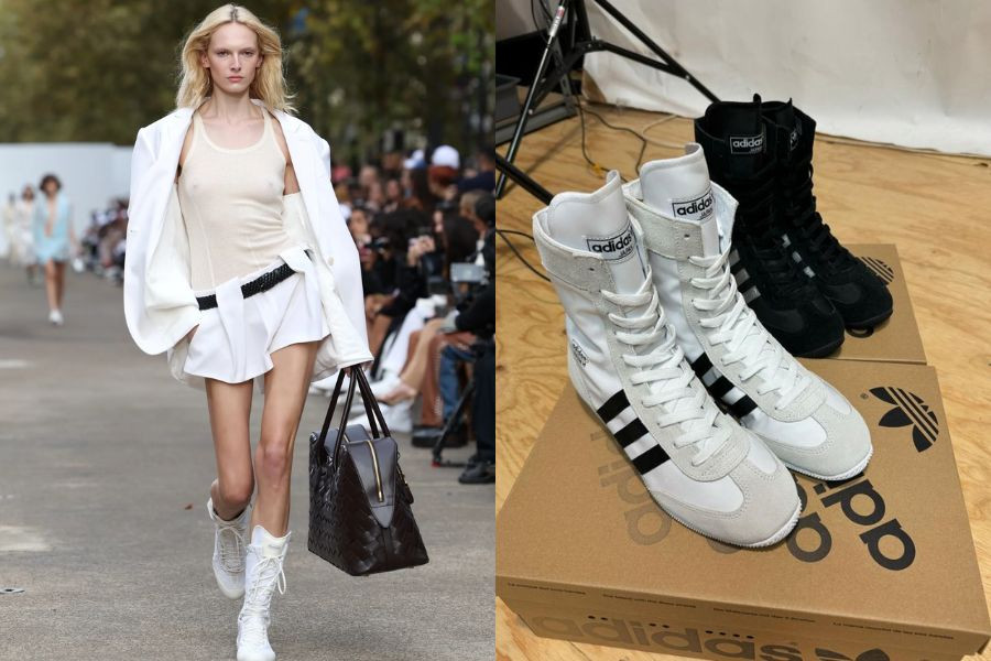 Boxing boots mang phong cách mạnh mẽ, một trong những lựa chọn giày sneaker hot 2025