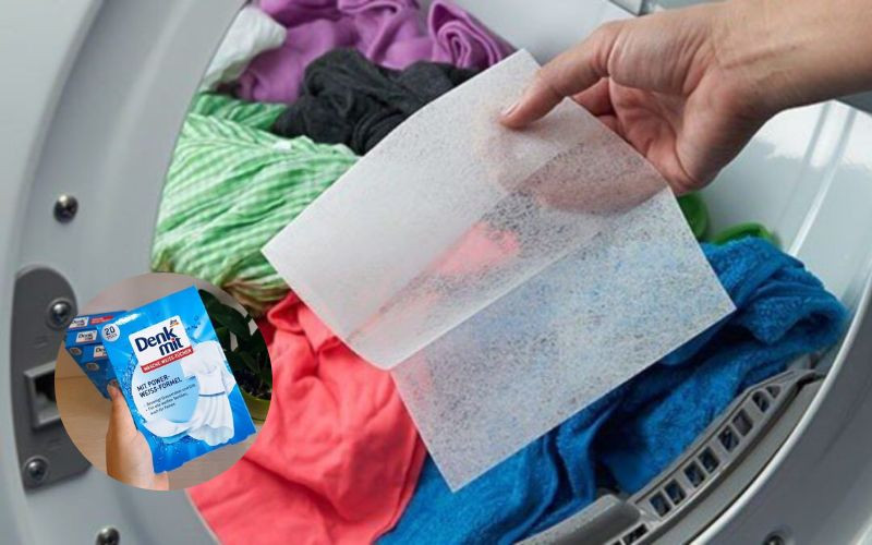 Các bước hướng dẫn sử dụng giấy tẩy trắng quần áo Denkmit