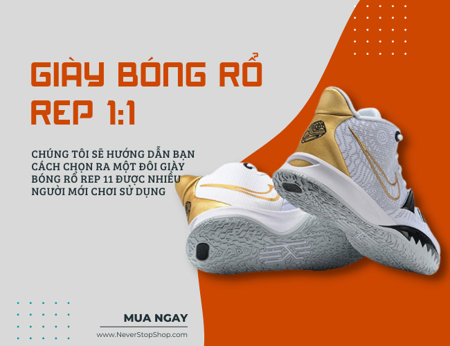 Các mẫu giày bóng rổ rep 11 đa dạng từ nhiều thương hiệu