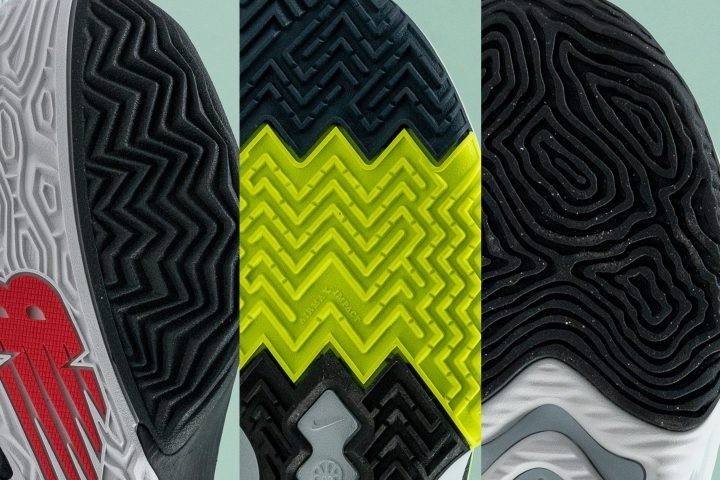 các mẫu vân đế dày dặn của giày bóng rổ adidas outdoor giúp bám sân tốt