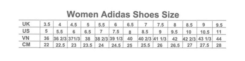 cách chọn size giày adidas cho nữ