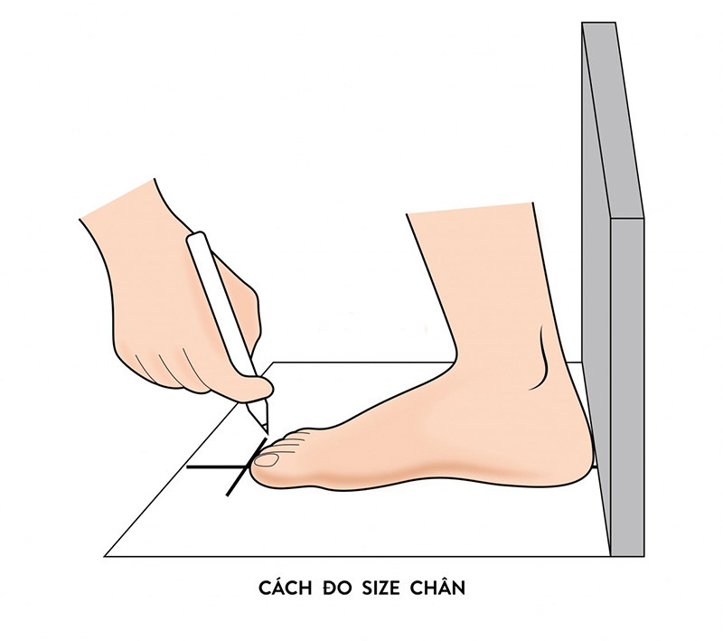 Cách chọn size giày phổ biến tại Việt Nam phù hợp