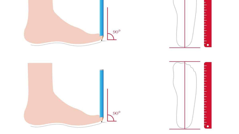 Cách đo size giày cho bé trên 3 tuổi đứng dựa tường, giúp xác định chuẩn size 33
