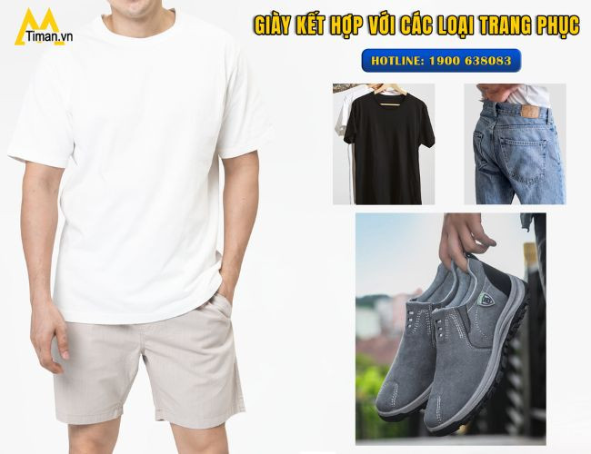 Cách phối đồ với giày vải nam đẹp