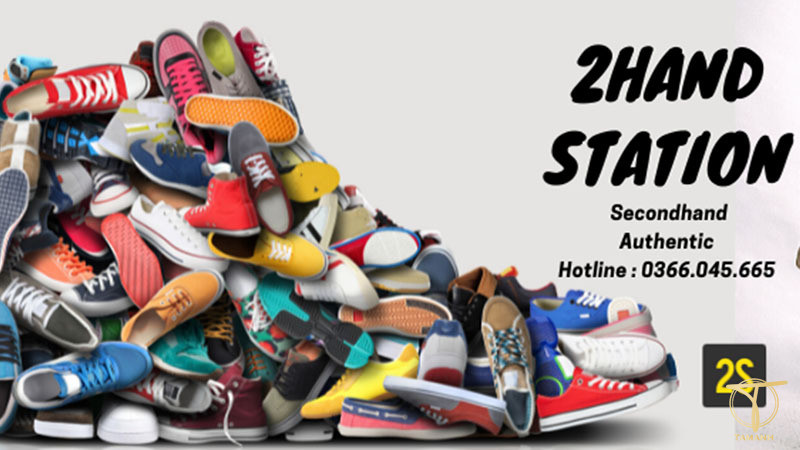 Bí Quyết Chọn Shop Giày 2hand Uy Tín Và Chất Lượng Cao Cận cảnh các mẫu giày 2hand thời trang tại 2hand Station, một địa chỉ shop giày 2hand uy tín ở TP.HCM