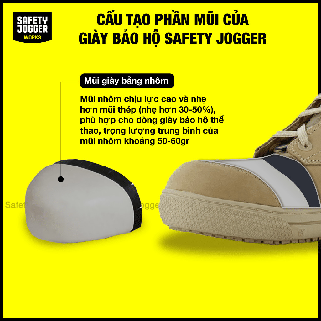 Cấu tạo chi tiết của giày bảo hộ CAT với các lớp bảo vệ