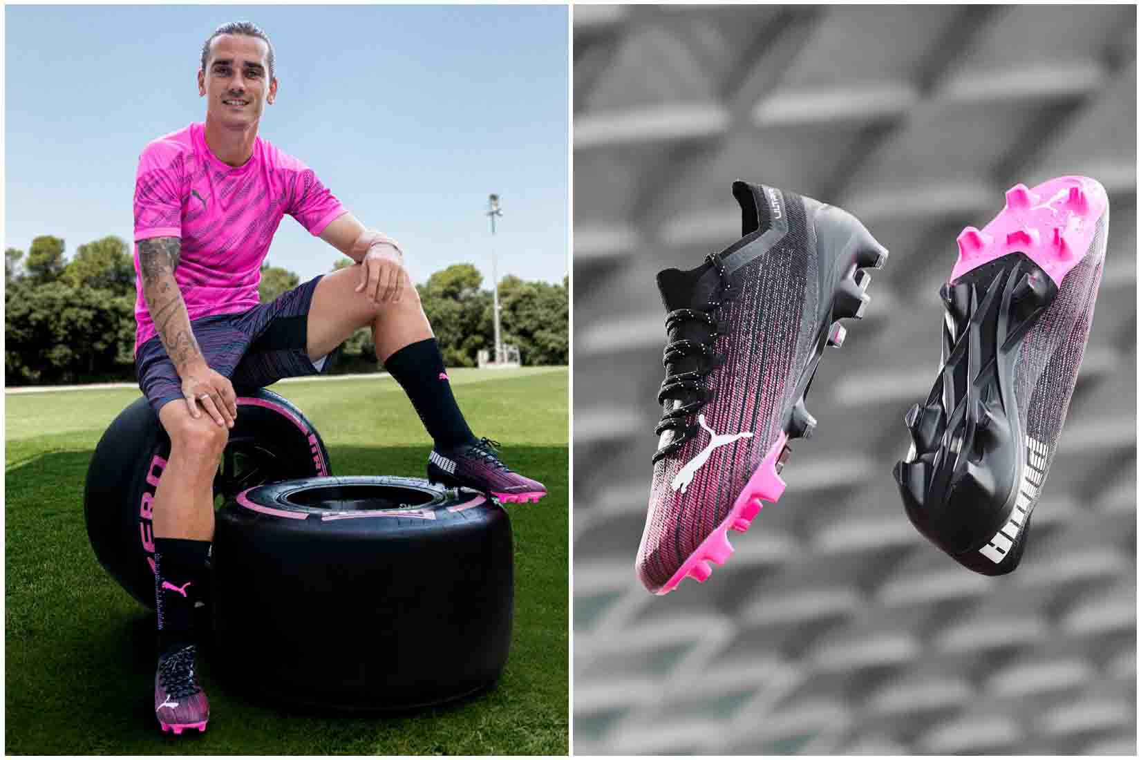 Cầu thủ Antoine Griezmann làm đại diện cho Puma Ultra 1.1 Turbo pack