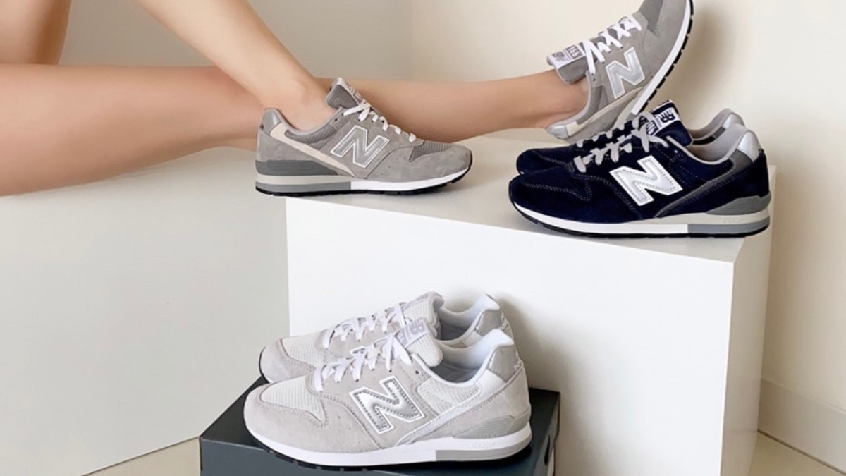 Chi tiết chất liệu upper của giày New Balance 996