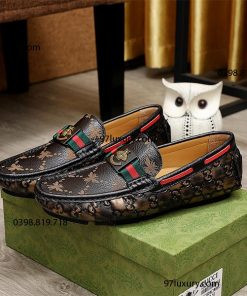 Chi tiết giày lười nam hàng hiệu Gucci chất lượng cao, khẳng định vị thế thương hiệu