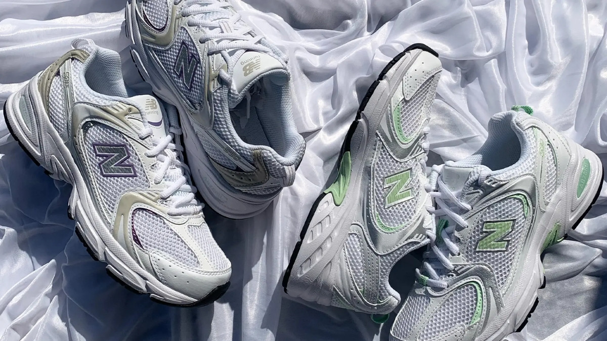 chi tiết thân giày nam new balance 530 retro với công nghệ lưới thoáng khí