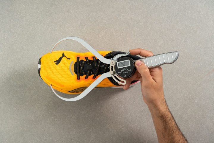 Chiều rộng khu vực ngón chân cái của giày Puma Deviate Nitro 2.