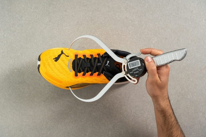 Chiều rộng tối đa phần mũi chân của giày Puma Deviate Nitro 2.