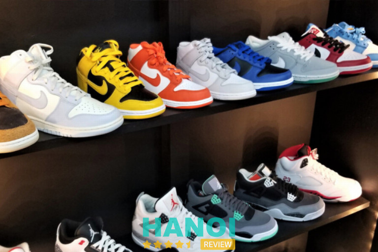 Chọn giày sneaker chính hãng tại cửa hàng